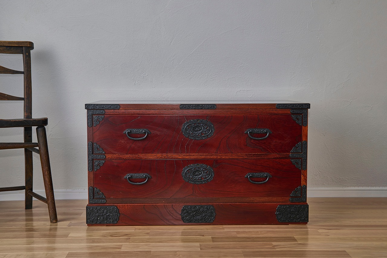 欅　無垢材　チェスト　和箪笥