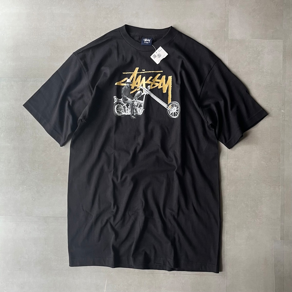 90s old stussy Harley-Davidson print T-shirt | gerbera clothing store