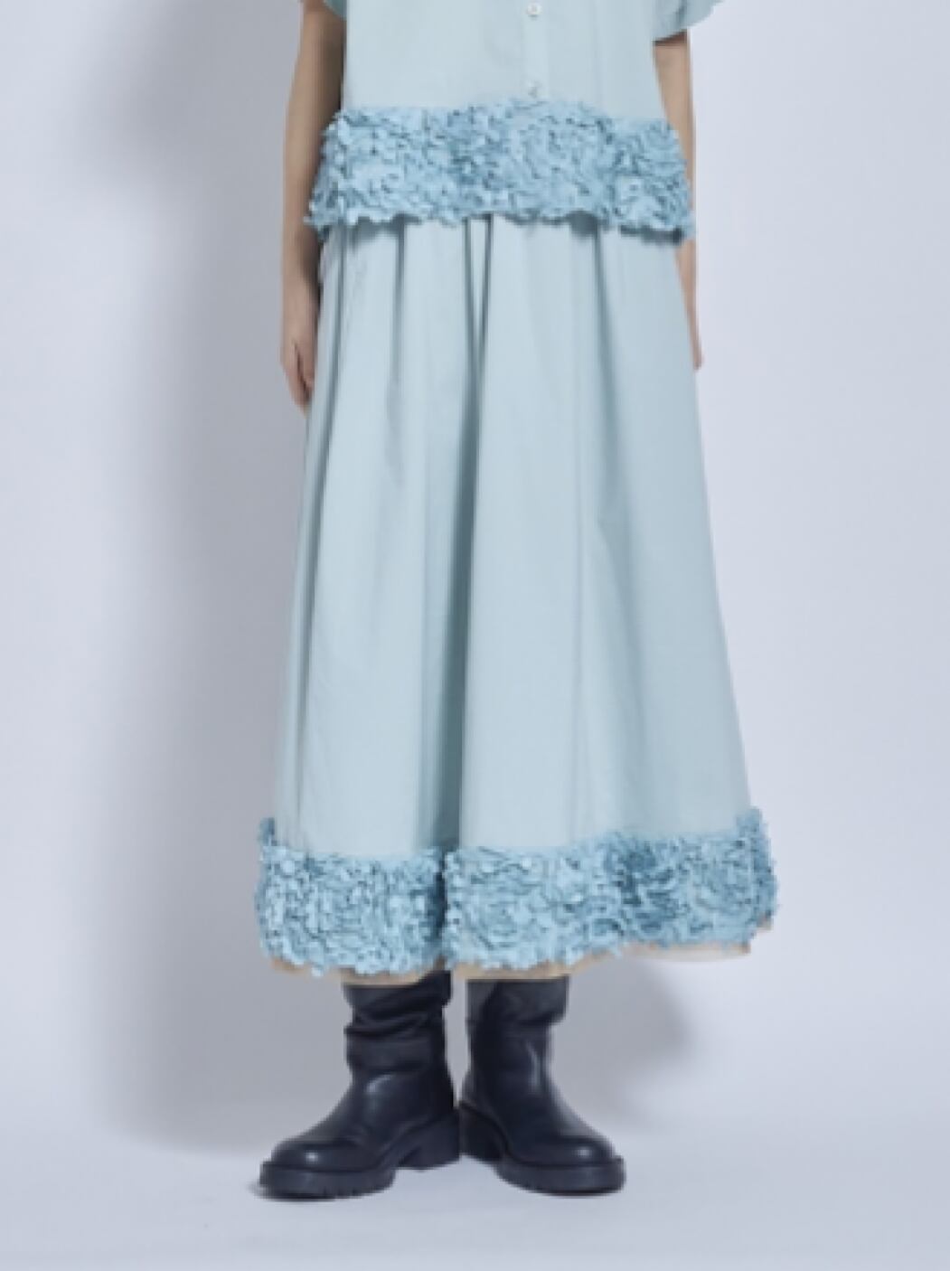 【予約商品:5月お届け】THOMAS MAGPIE ローズスカート