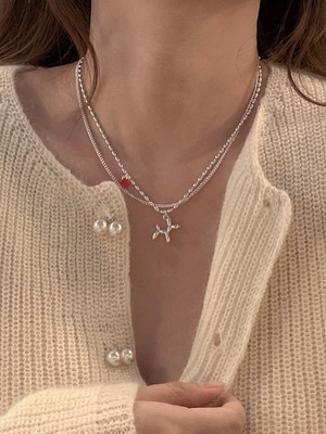 【即納商品】balloon double necklace