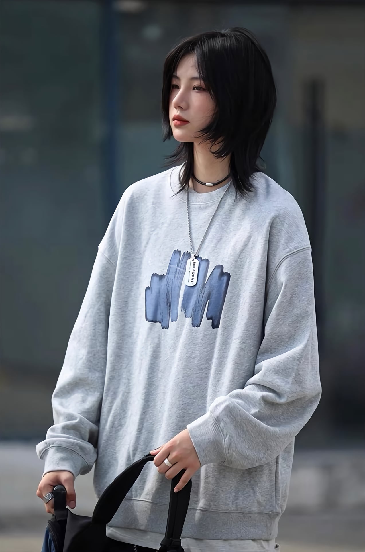プリントスウェットトレーナー / Printed Sweatshirt
