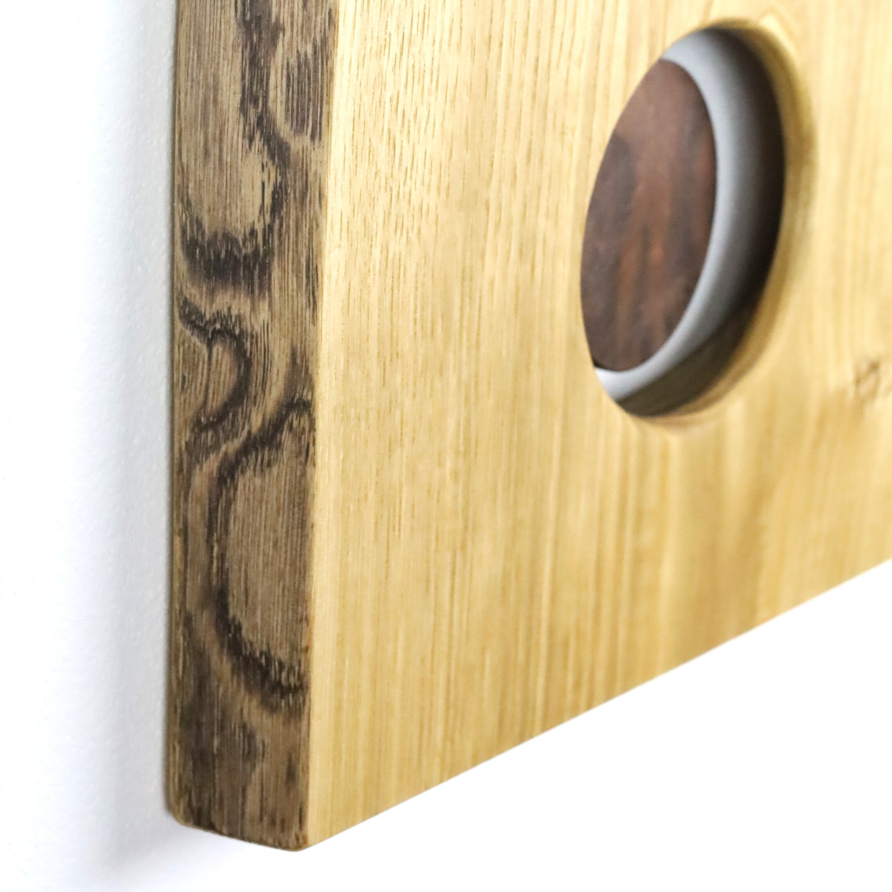 541 木の一枚板振り子時計 栗31 国産 一点物 SWING オリジナル 無垢