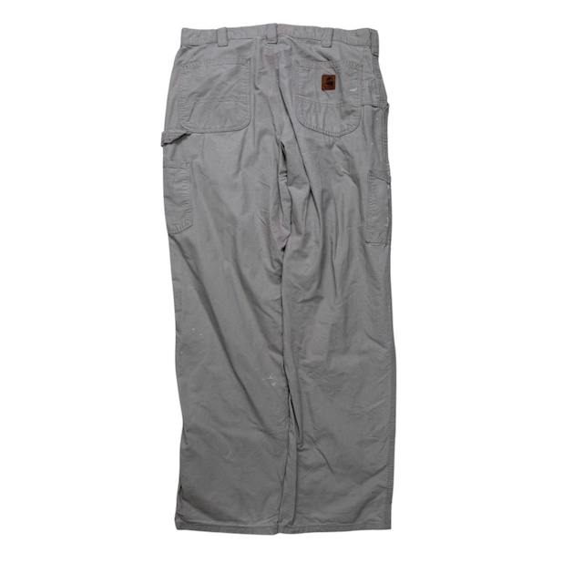 【W36×L34】Carhartt   デニムペインターパンツ　革パッチ