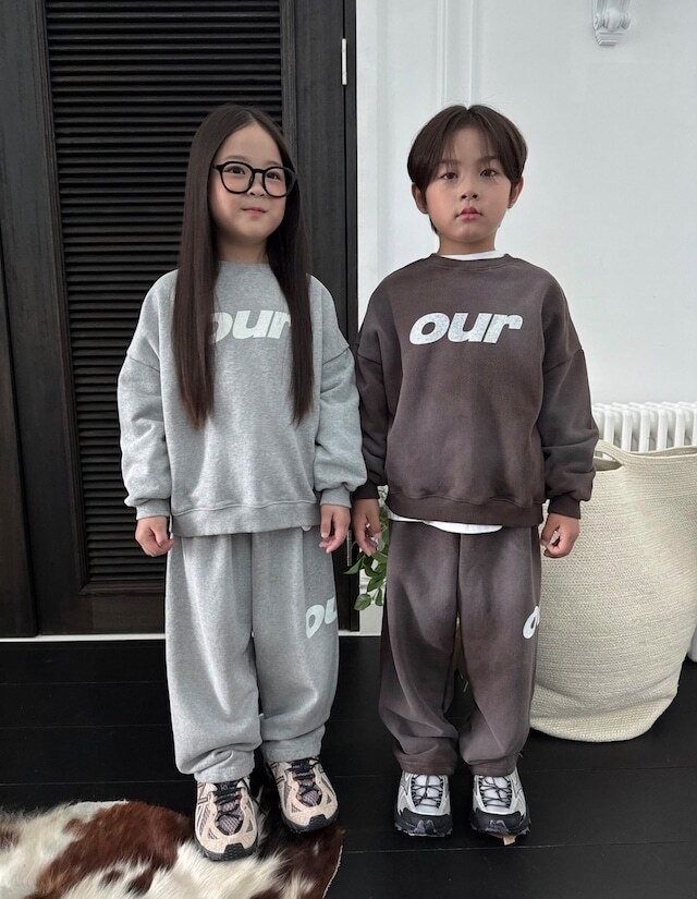 【取寄】OUR ダストロゴセットアップ｜秋服｜韓国子供服｜26/AT