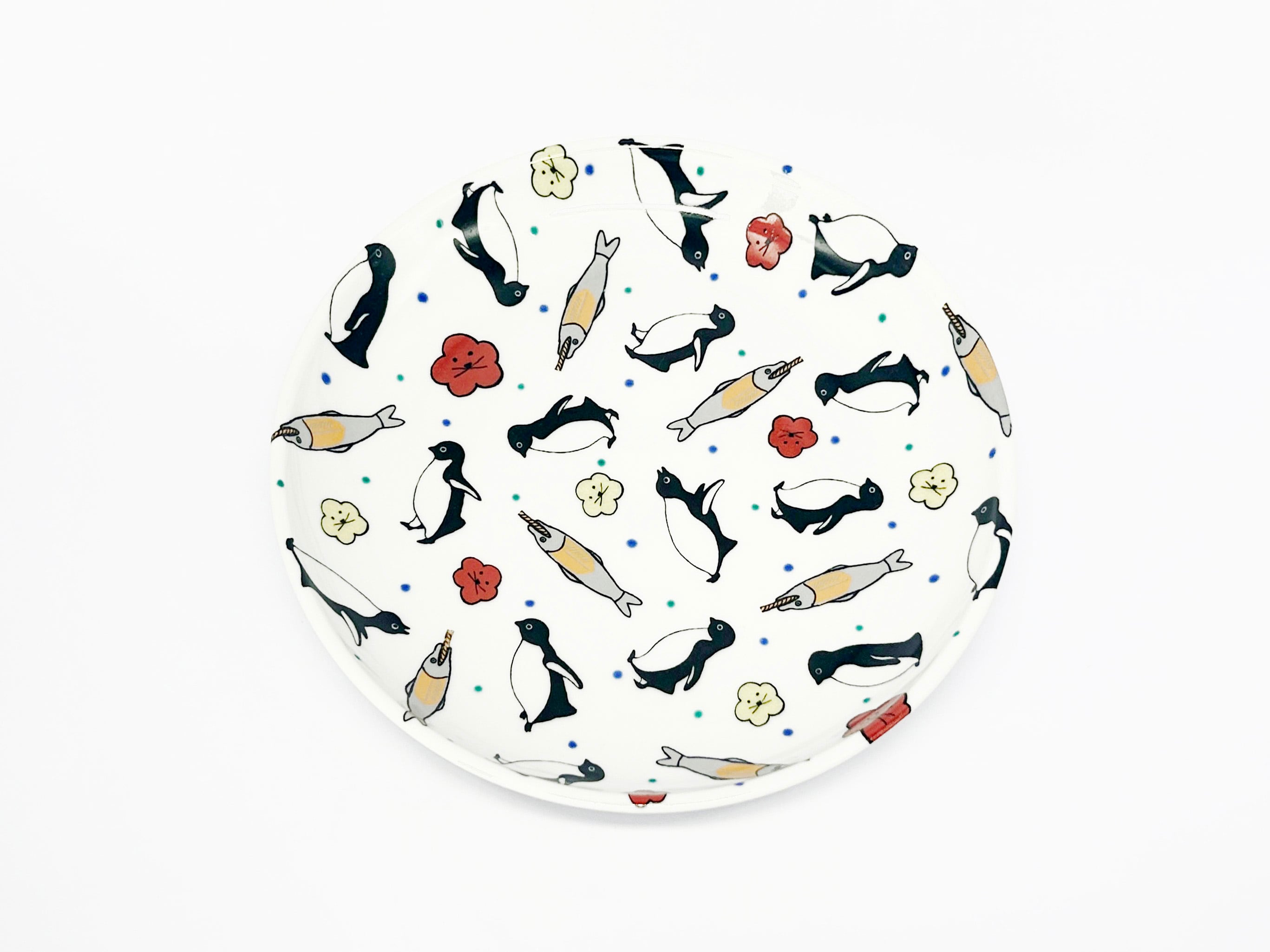 郵便貯金創業百年記念　九谷焼　絵皿　郵便局　希少 i□ 九谷焼 高砂 盛 20号 人形 特大 陶器人形 八幡窯金彩 盛絵 縁起物