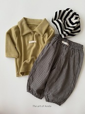 韓国子供服 / 26Autumn / Aosta / モカバルーンパンツ / 秋服 *S~XXL*