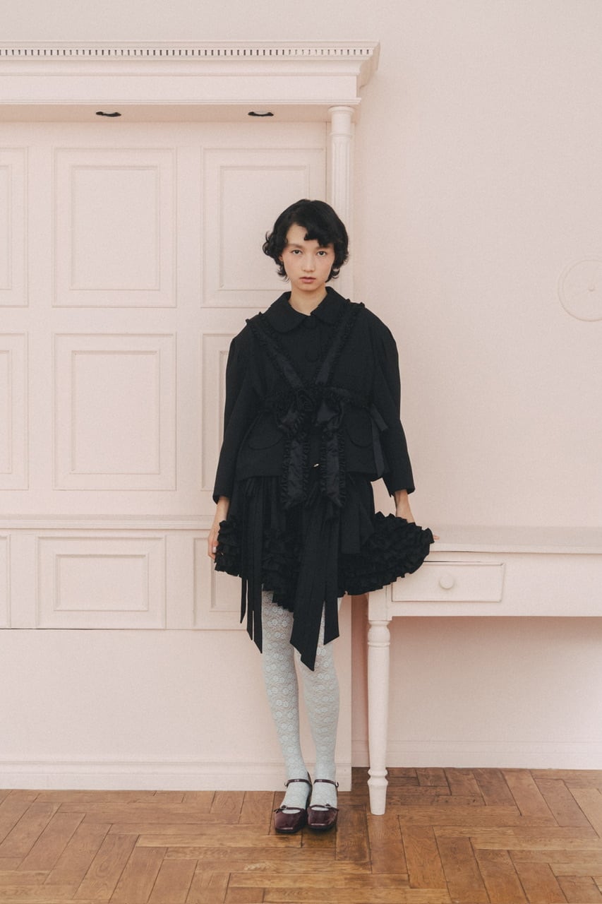 丸襟ジャケット　RED