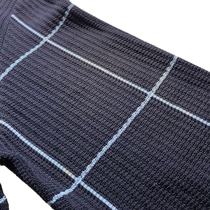 BRIONI plaid pattern cotton drivers knit