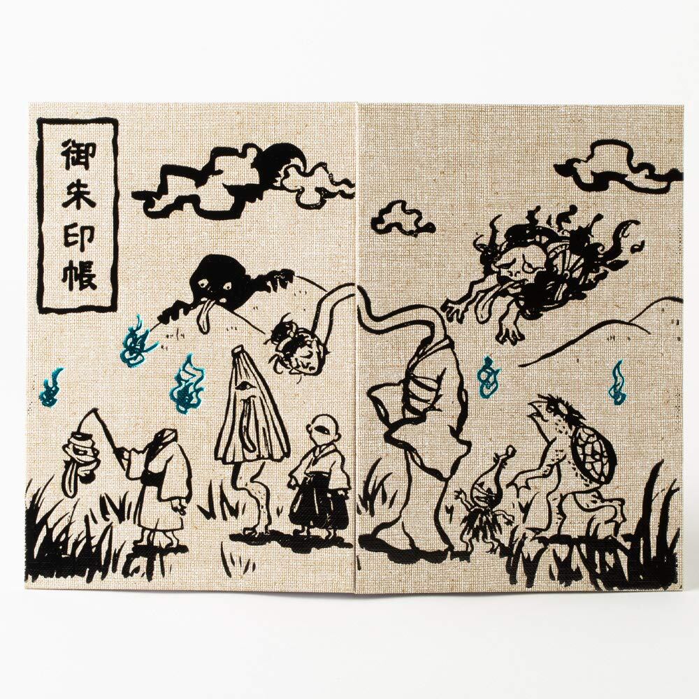 高知製本 御朱印帳 蛇腹式/大判/百鬼夜行 | geisha Cat*