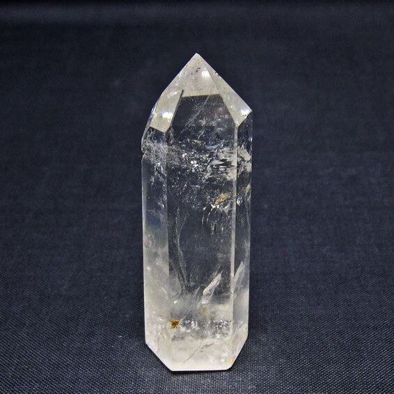 水晶 六角柱 ポイント 置物 一点物 142-11058
