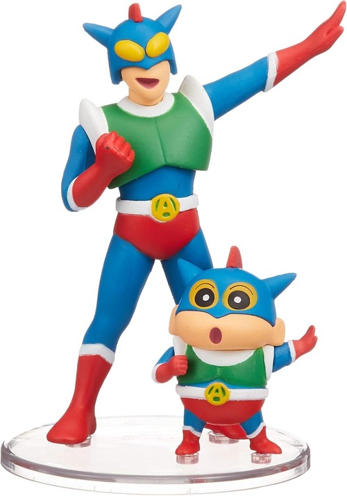 メディコム UDF ウルトラディテールフィギュア 471 クレヨンしんちゃん アクション仮面 & アクション仮面しんちゃん リニューアル版 フィギュア 未開封