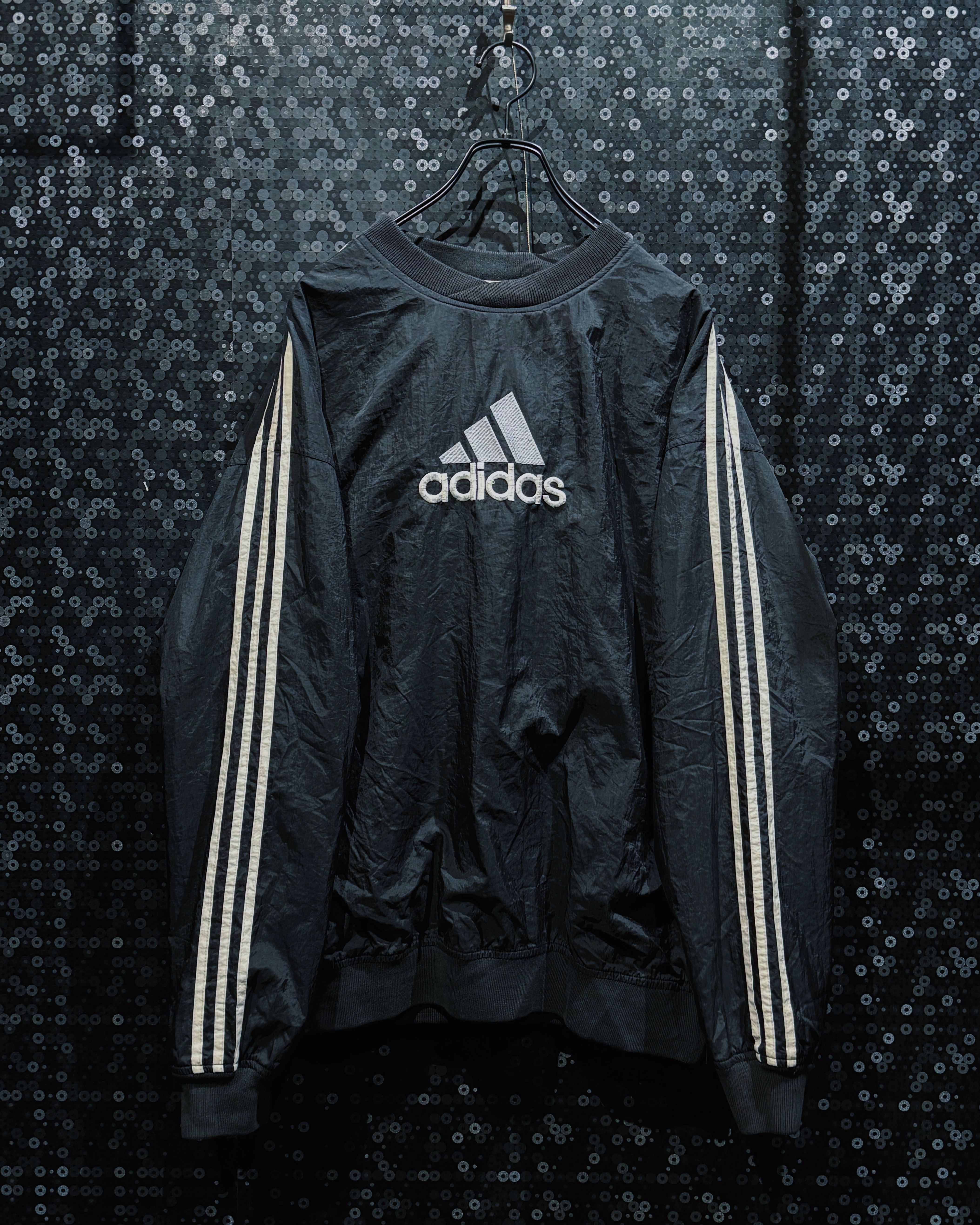 【ÆIEM】adidas Performance Logo Nylon Pullover Crewneck