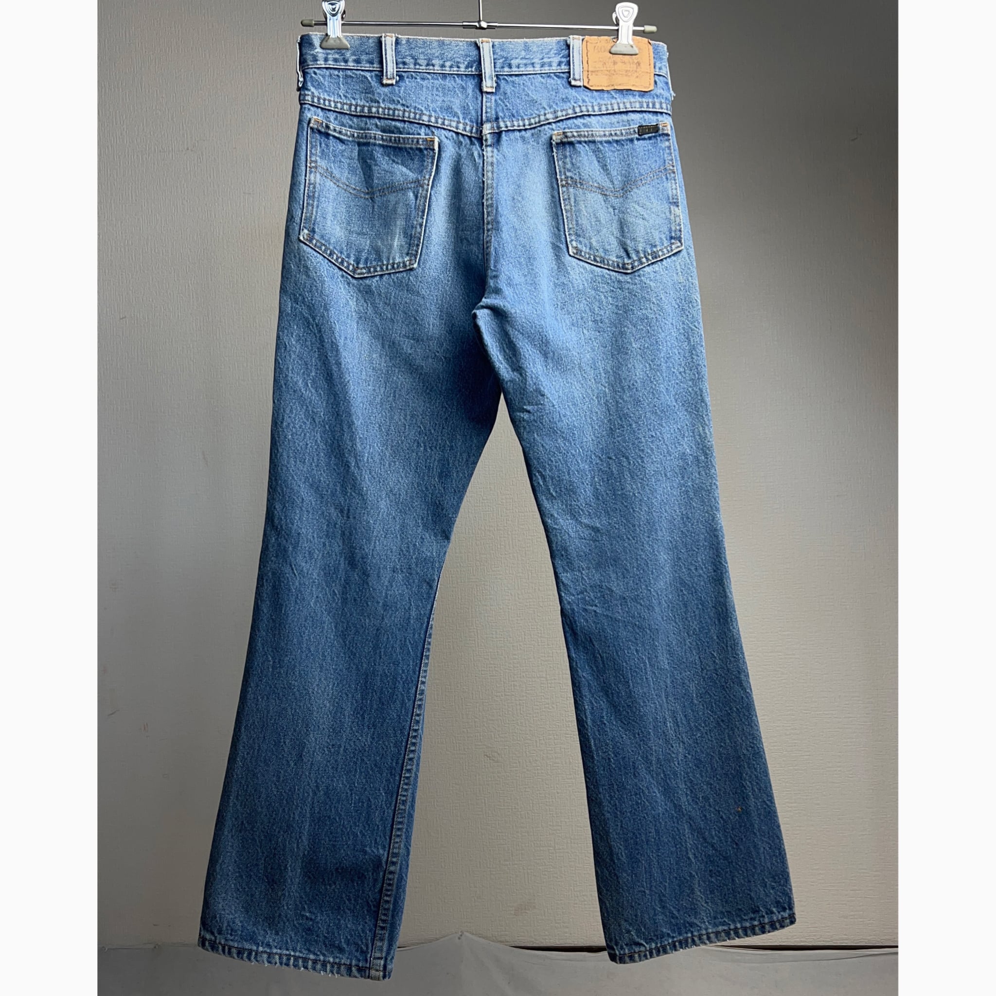 80's “ROEBUCKS” Bootcut Denim Pants SEARS W33 L30 80年代 シアーズ ローバックス  ブーツカットデニムパンツ フレア【0908A101】【送料無料】