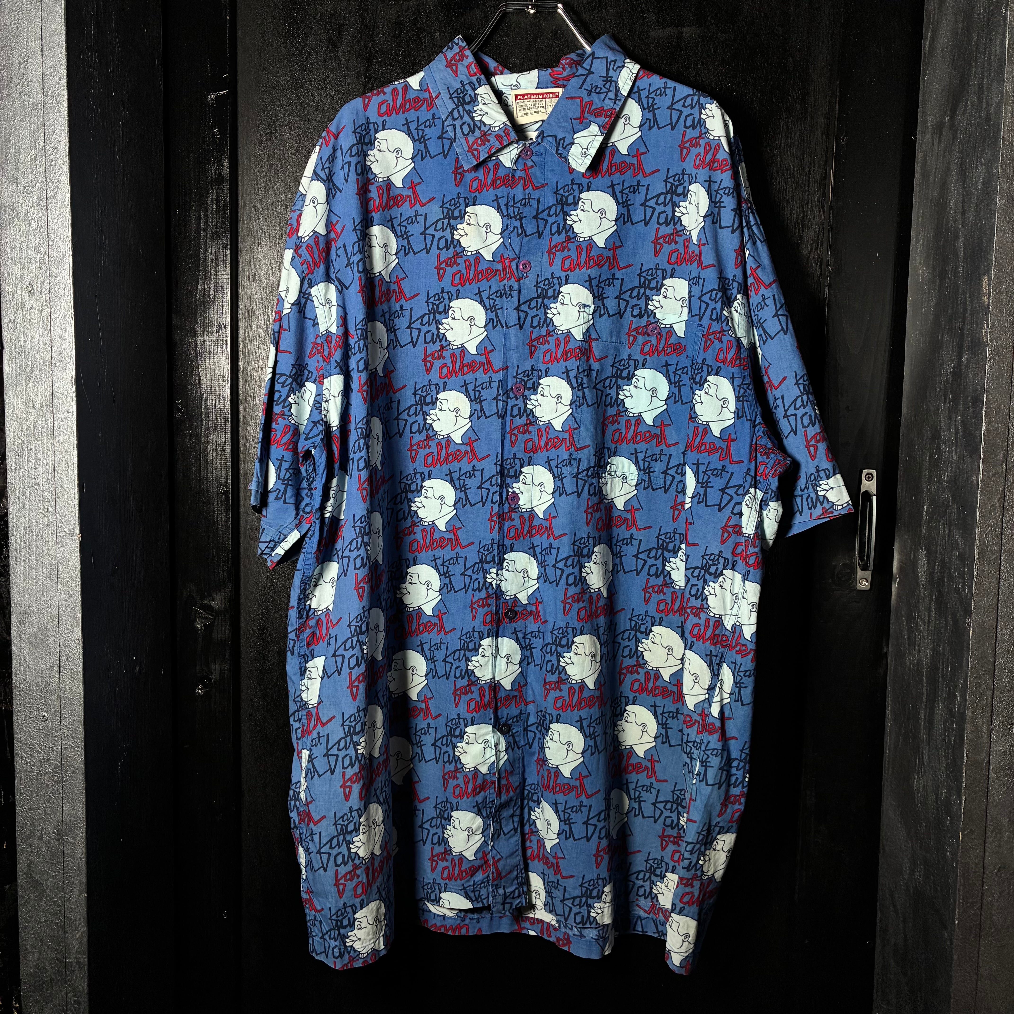 PLATINUM FUBU S/S Shirt プラチナムフブ 総柄半袖シャツ | 古着屋 the