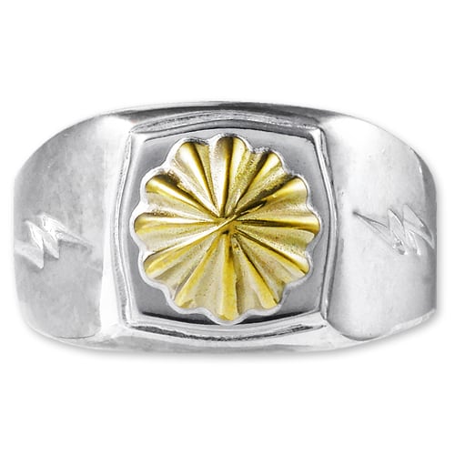 鷲見太郎 Ring リング】印台リング w/K18コンチョ【送料無料】 | PAY ID