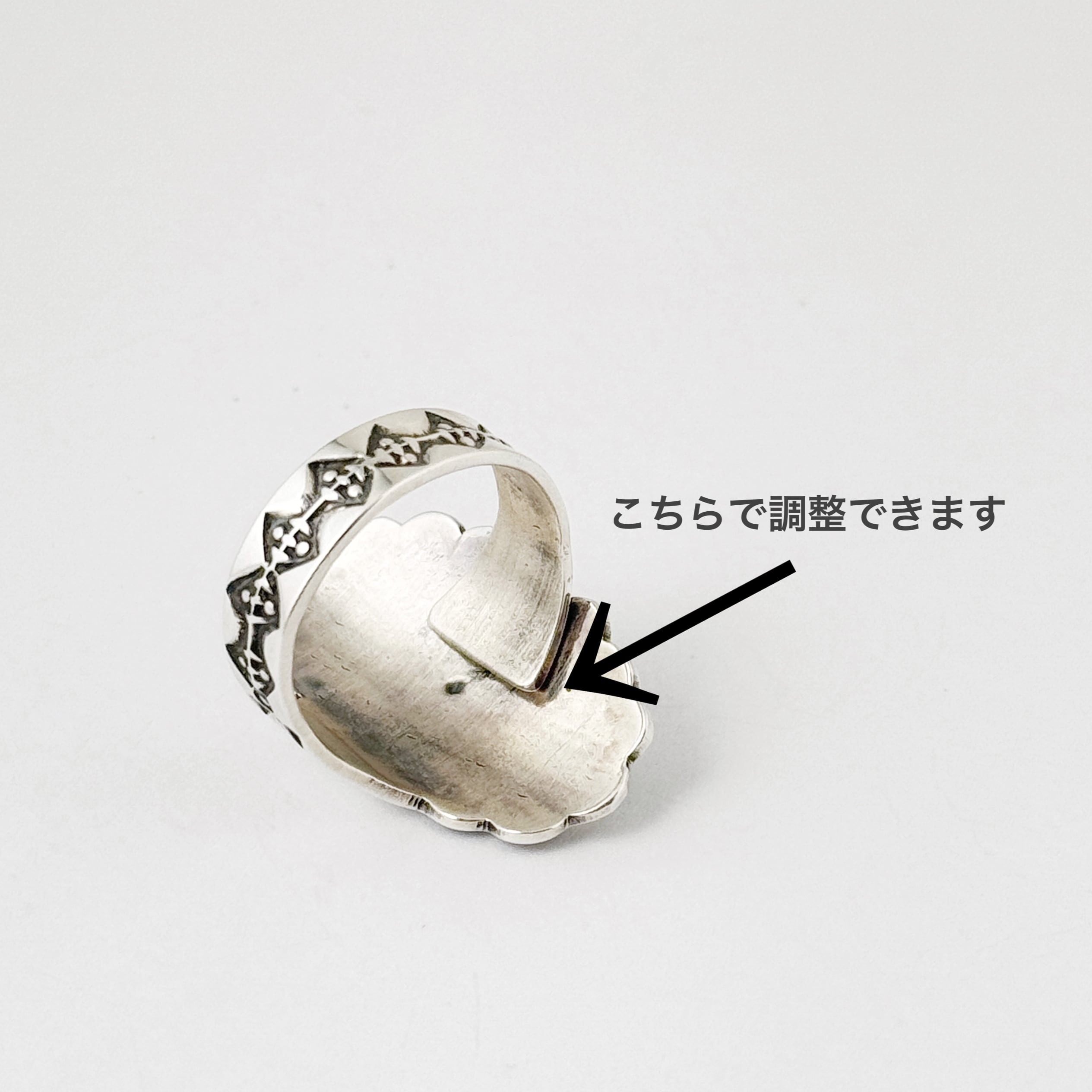 KEVIN RAMONE作　コンチョリング　フリーサイズ　インディアンジュエリー KEVIN RAMONE作 コンチョリング フリーサイズ インディアン