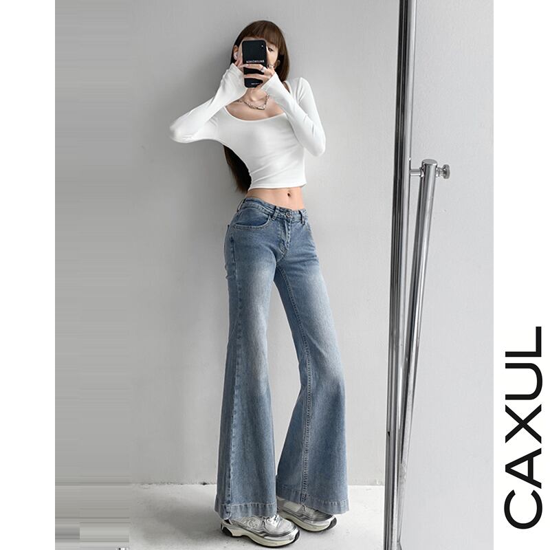 ウォッシュ加工 ワイドフレアデニム FC25K037【F【2025SS】Sサイズ ウォッシュ加工 ワイドフレアデニム FC25K037【F【2025SS】Sサイズ