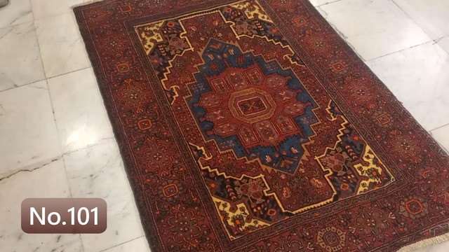 絨毯クエスト54 前編【No.101】※現在、こちらの商品はイランに置いてあります。ご希望の方は先ずは在庫のご確認をお願いします。