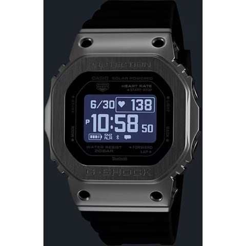 カシオ G-SHOCK GM-H5600-1JR メタルベゼル シルバー デジタル