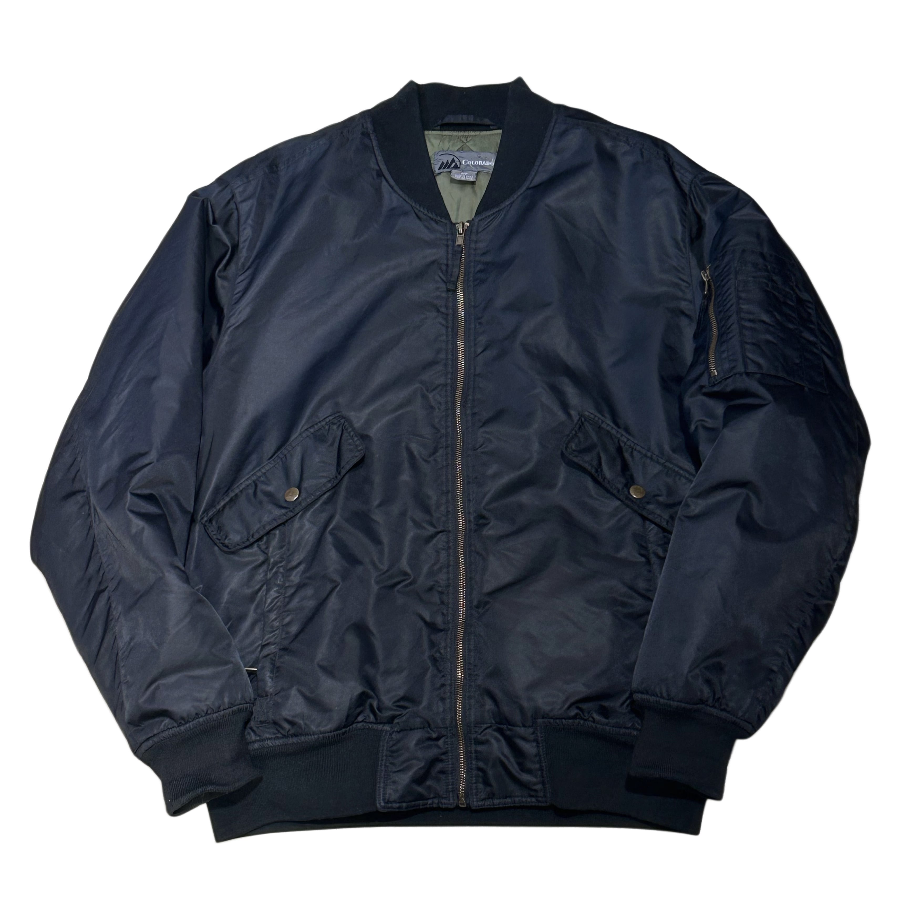 90s VORTEX RECORDS × HAZE 高城剛ネーム ナイロンコーチジャケット 黒