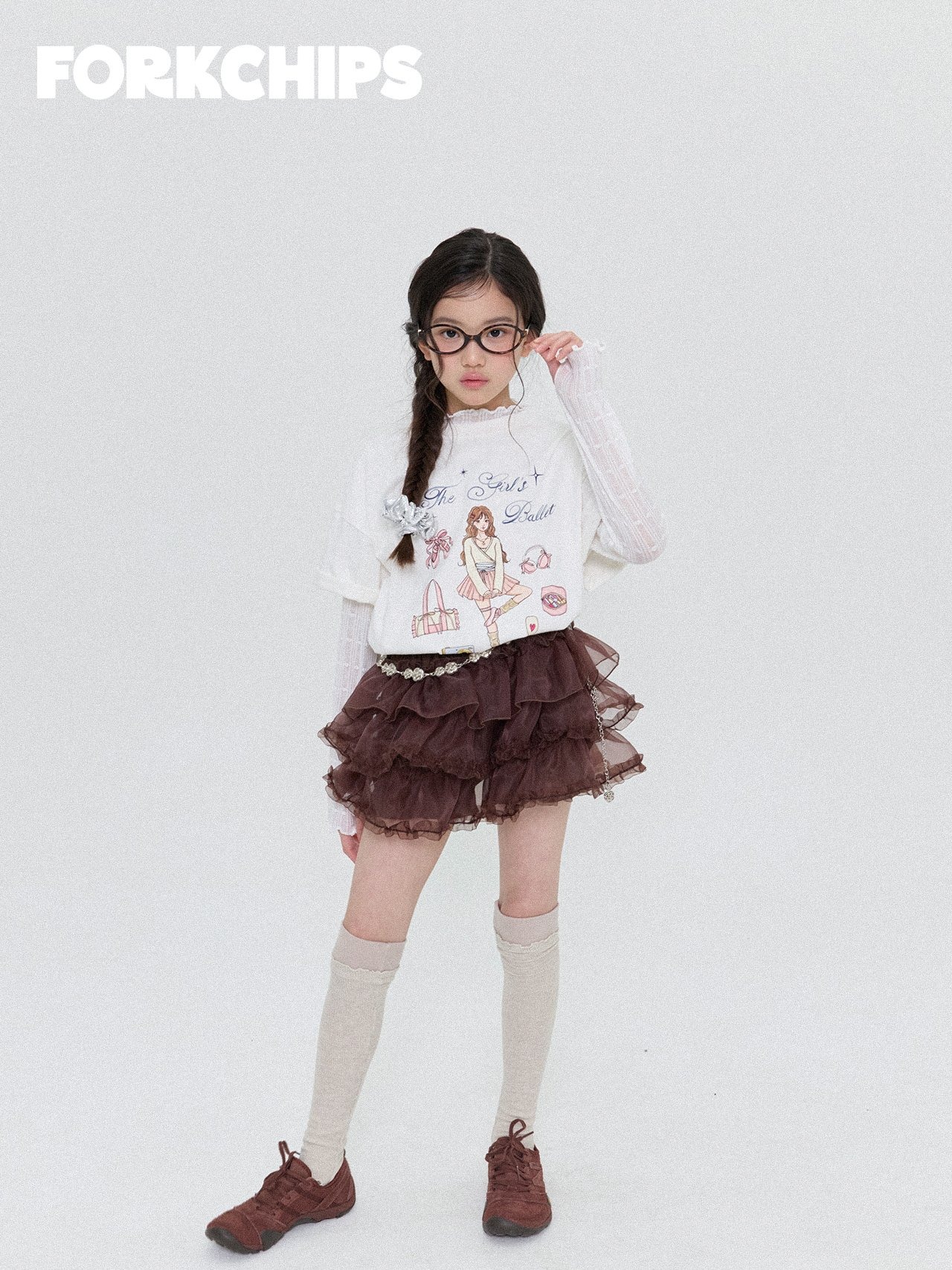 [FORKCHIPS] 발레코어티셔츠 / [포크칩스] 발레코어티셔츠