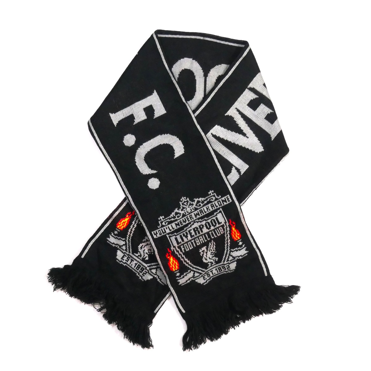 Liverpool FC towel muffler ''BLK'' SWIRLY EYES
