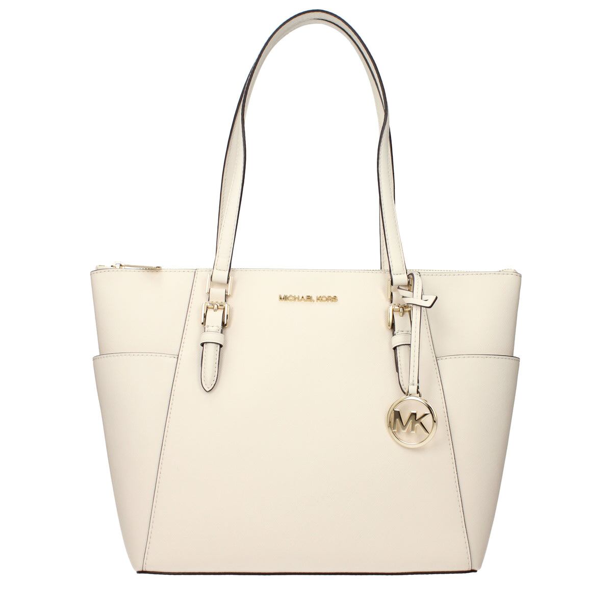 【新品】MICHAEL KORS マイケルコース レディース ショルダーバッグ レザー ベージュ 35T0GCFT7LLTCREAM