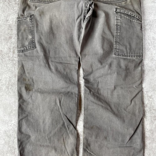 20s ニカラグア製 グレー ダブルニー Carhartt 34×30 詳細写真17