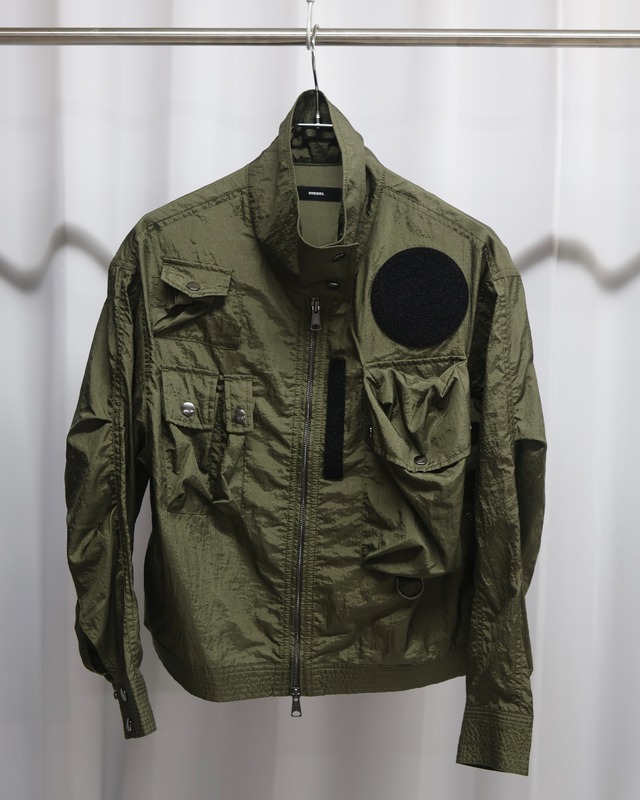 DIESEL double-zip gimmick ma-1