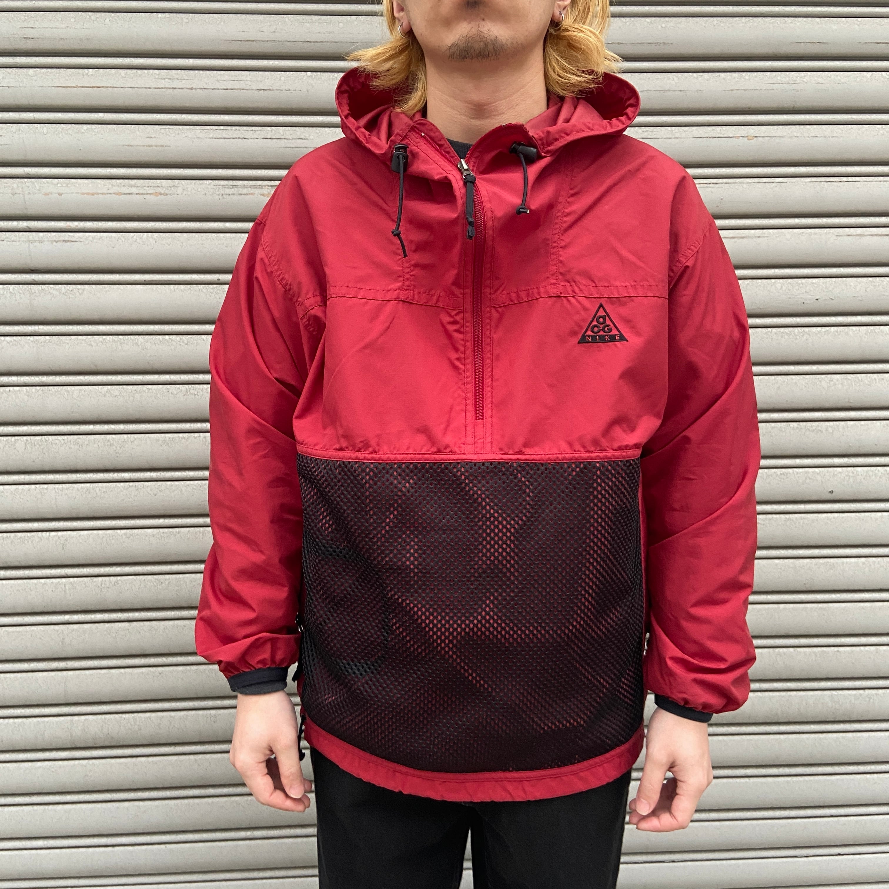 送料無料』90s acg NIKE アノラックパーカー ナイロン s メッシュ 