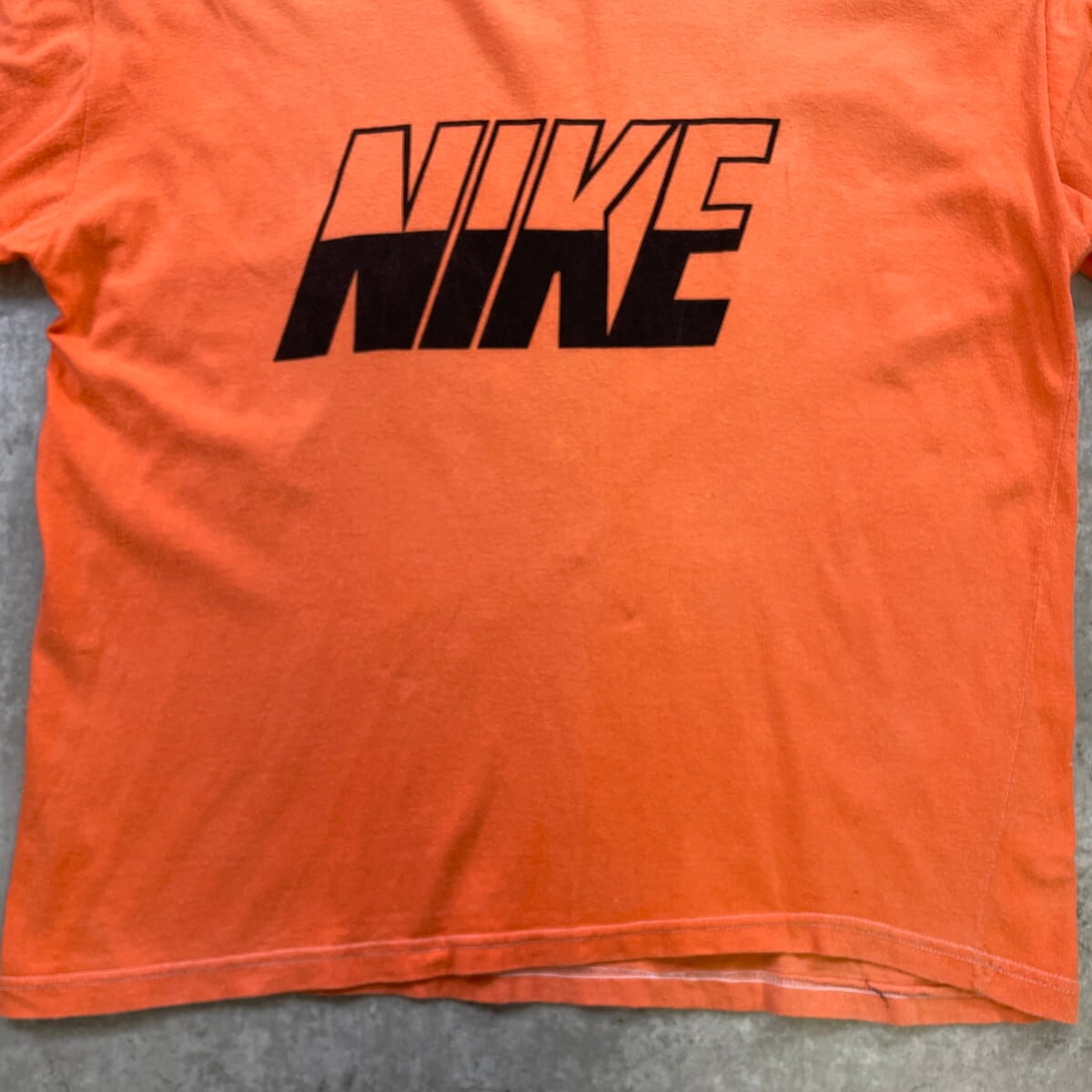70年代 NIKE ナイキ ビッグロゴプリント Tシャツ メンズXL相当 古着