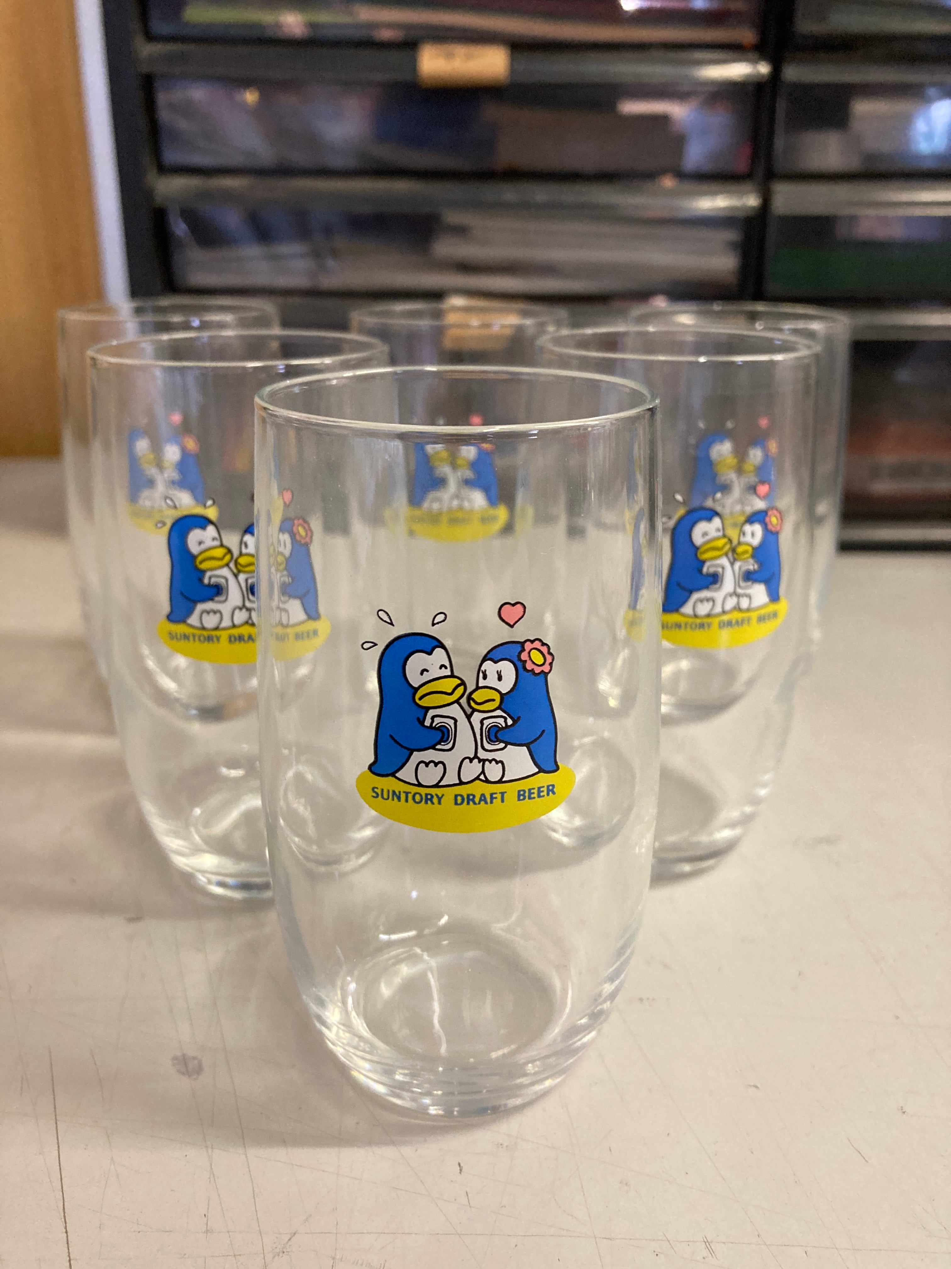 サントリー♡レトロ♡ペンギン♡グラス/6個 | (有) 美濃屋 伊関酒店