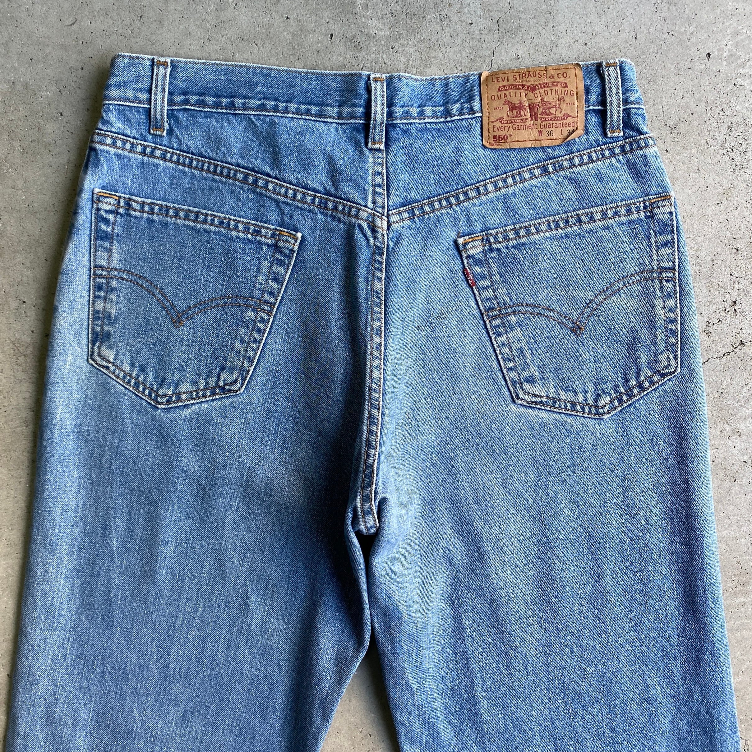 カナダ製 90年代 Levi's リーバイス 550 RELAXED FIT テーパードデニム 