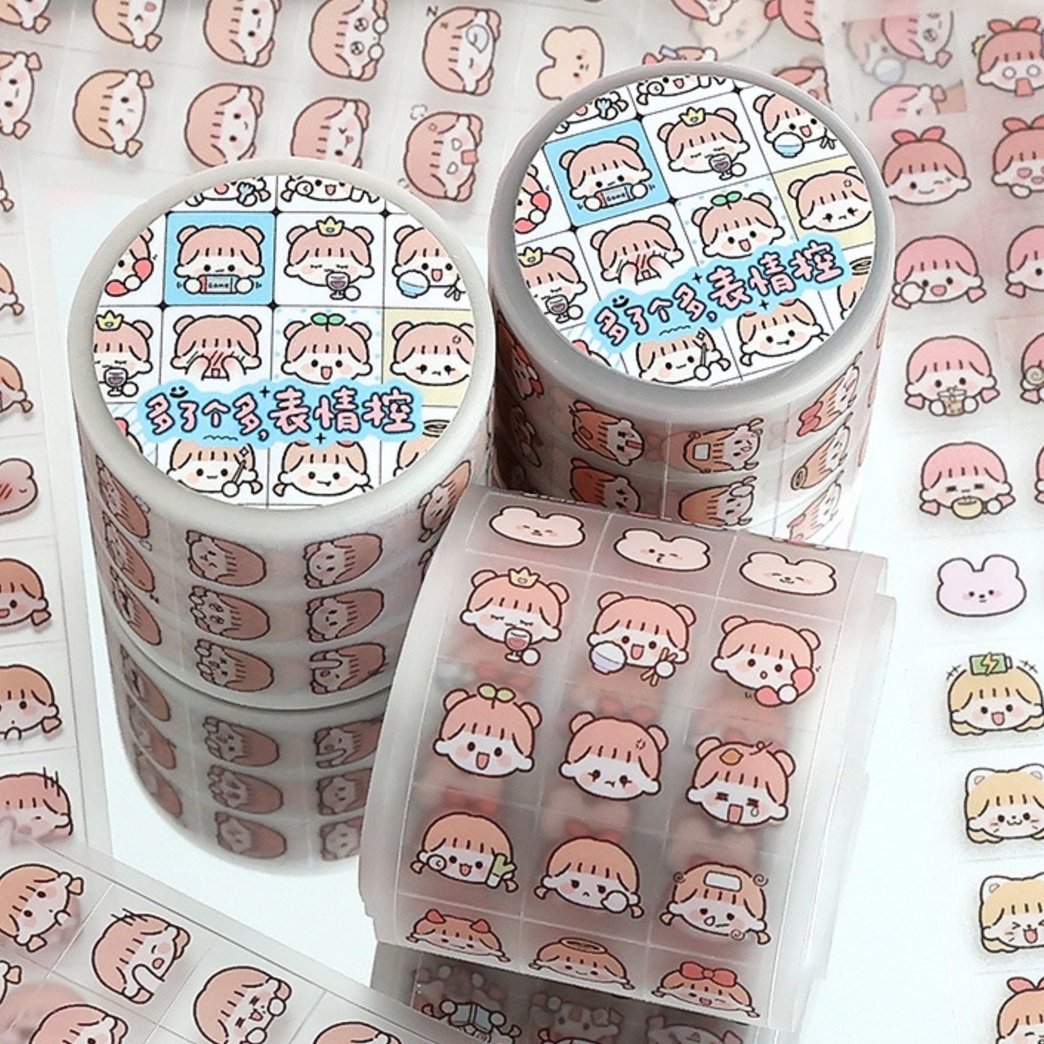 提拉多 フェイスステッカーロール | 文具屋 なび助