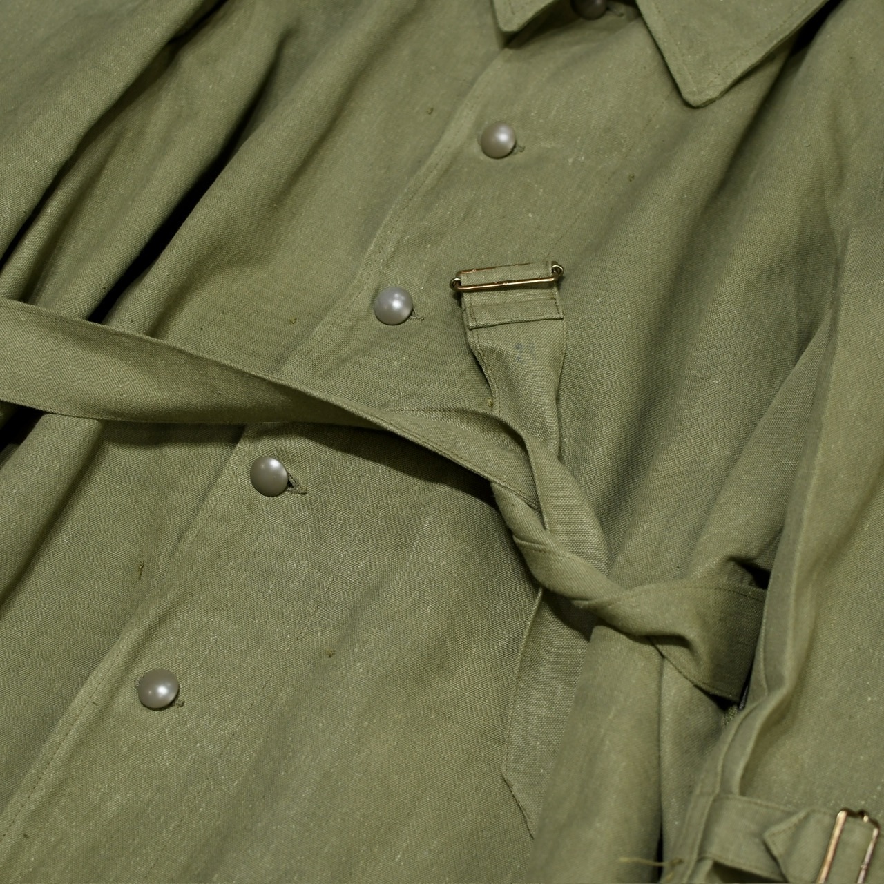 40's~ french army m-35 motorcycle coat