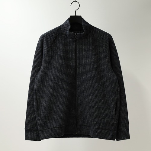 CURLY&Co./WOOL Q/G KNIT DRIVER'S JACKET