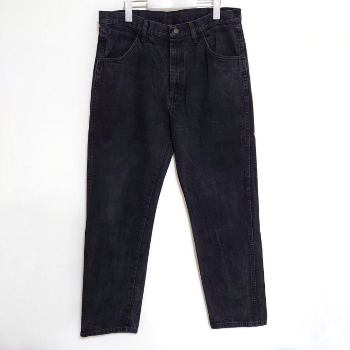 RUSTLER ラスラー デニムパンツ ブラック (メンズ W34 L30) 中古 古着 
