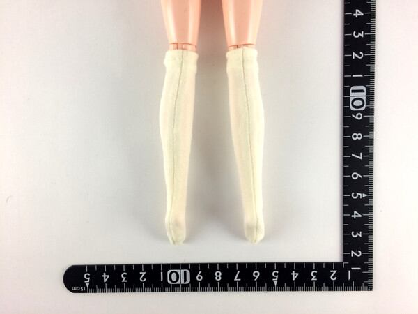 ドールアクセサリ 1/6 女性用 靴下 ストッキング クリーム BS233 - 画像2