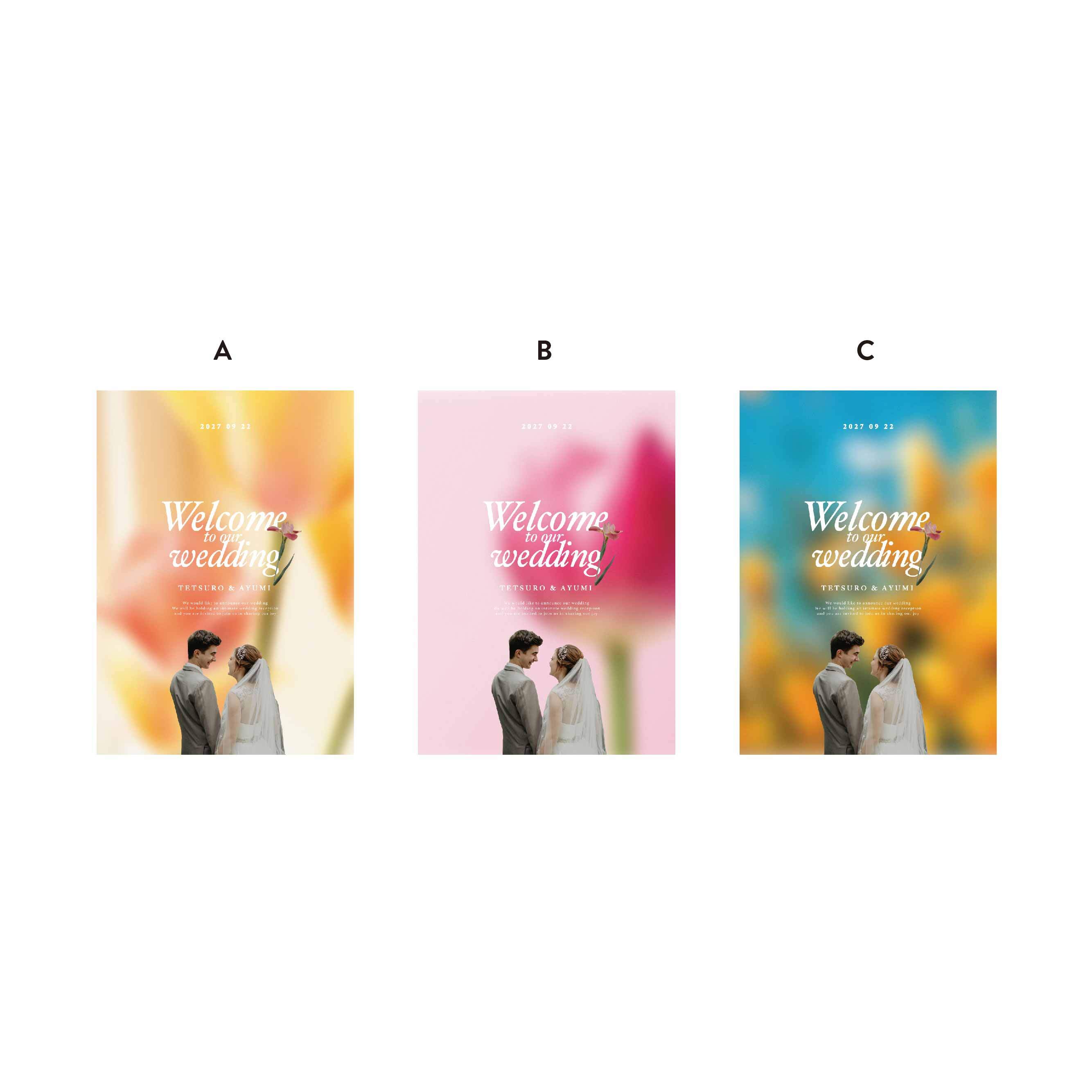 ウェルカムボード｜flower｜結婚式 #2 | HAPILY