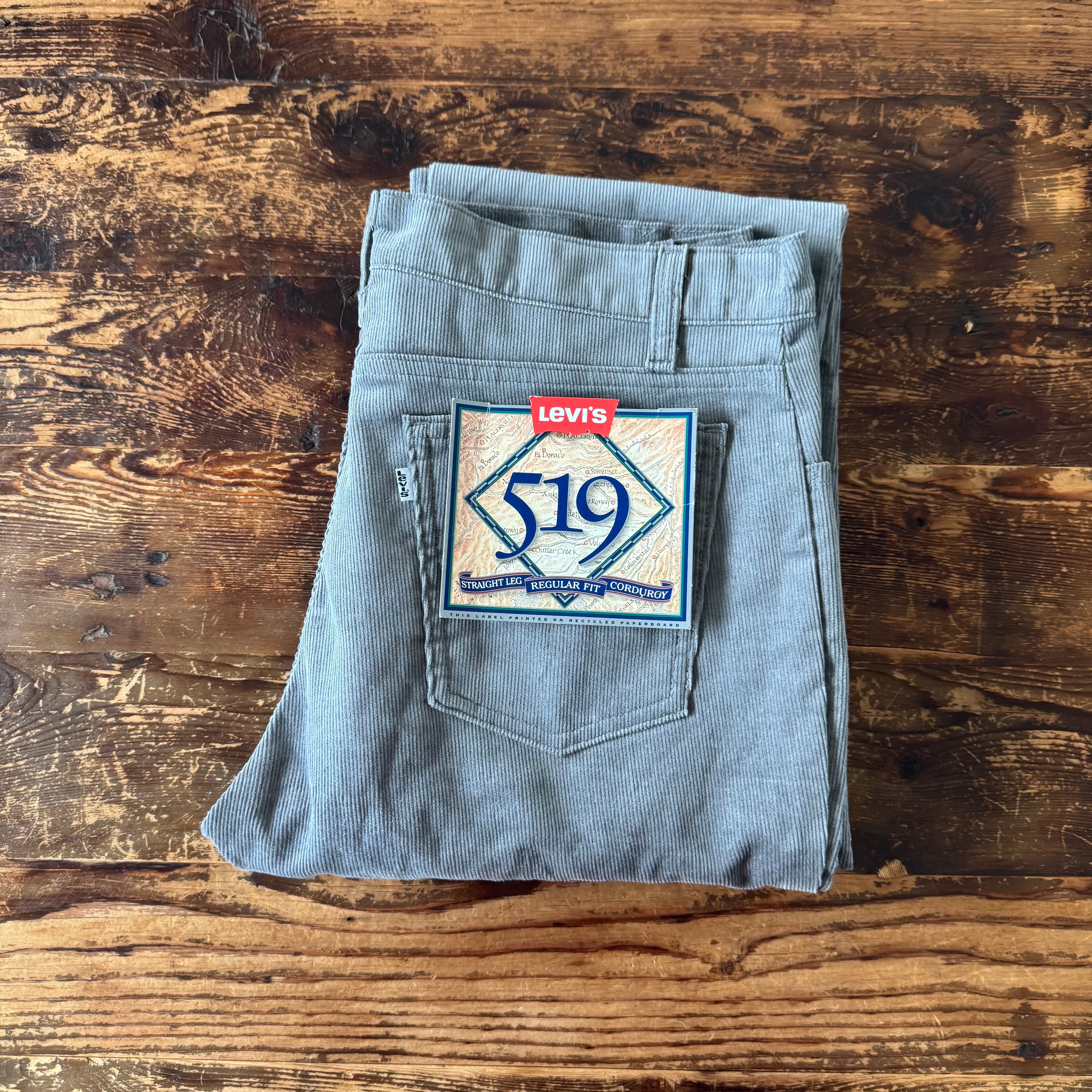 1980s Deadstock “Levi’s 519”/ W34 / Light Grey