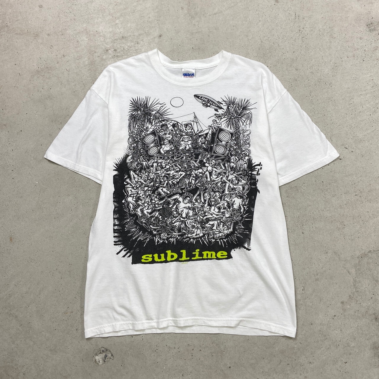 00年代 Sublime サブライム バンドTシャツ バンT MOSH メンズL 古着  
