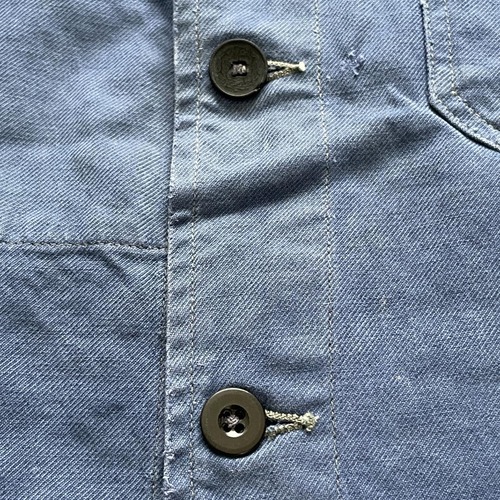 50s Hercule 刺繍タグ コットンツイル フレンチワークジャケット 詳細写真9