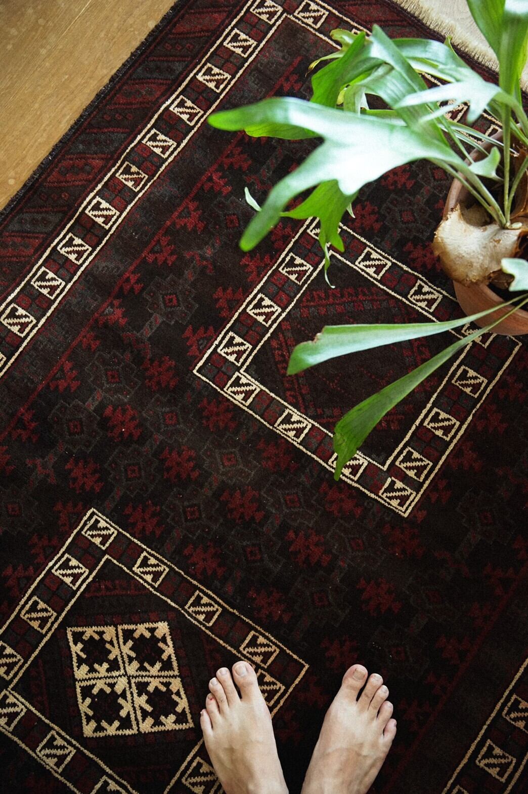 110 -Vintage baluch rug