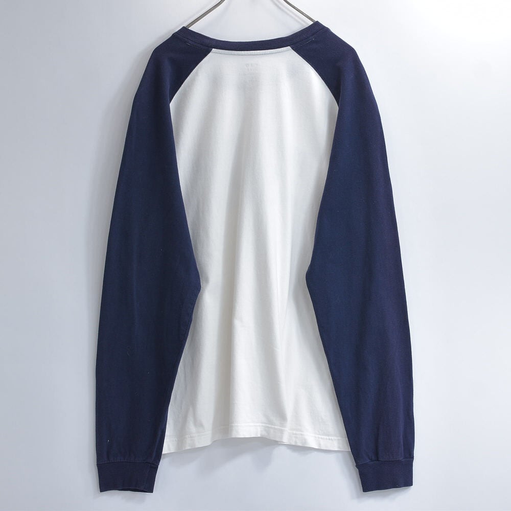 GAP ギャップ ラグランスリーブ ロゴプリント ロングスリーブTシャツ