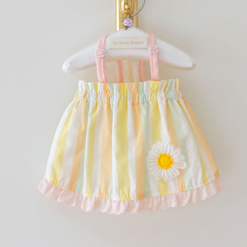 M/即納【It’s Sunny Outside】Daisy Sherbet SunDress（Lemon）