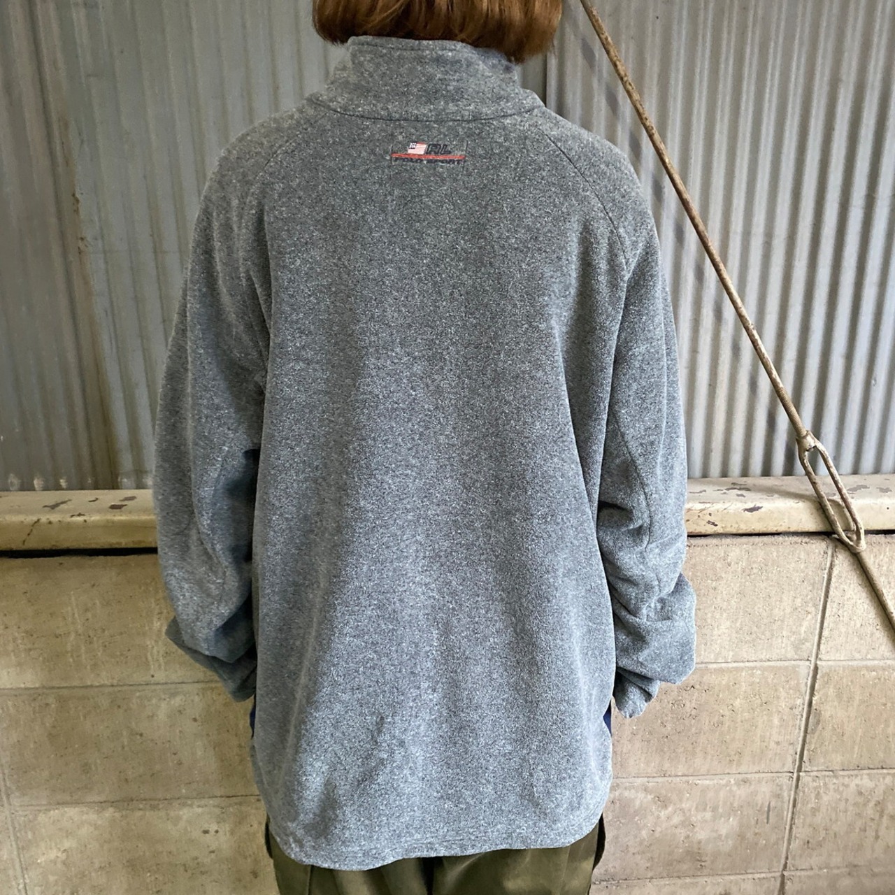 90年代 POLO SPORT ラルフローレン ハーフジップ フリースジャケット 