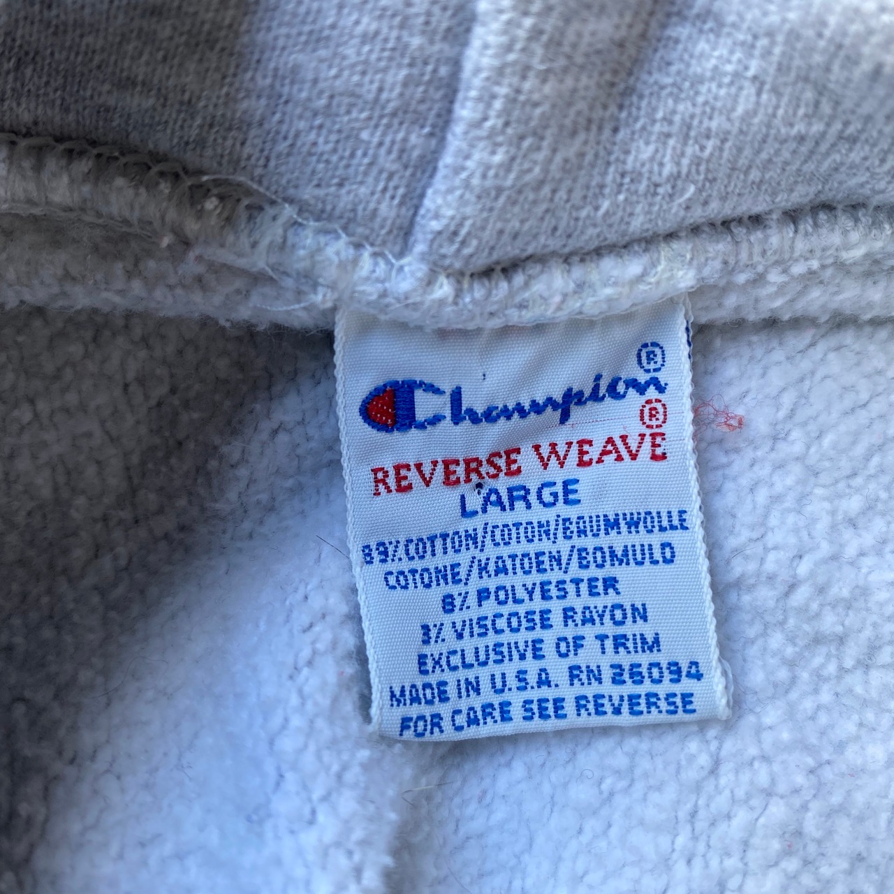 90年代 刺繍タグ Champion チャンピオン REVERSE WEAVE リバース 