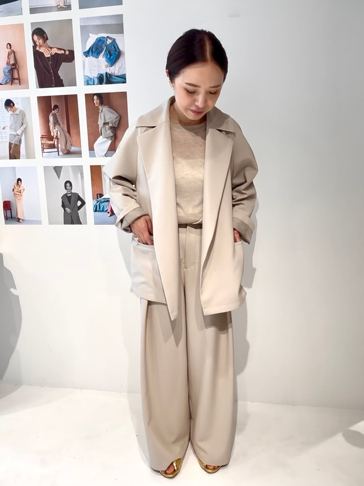 送料無料】 CHIGNON(シニヨン) エステルクロスマニッシュPT ワイド