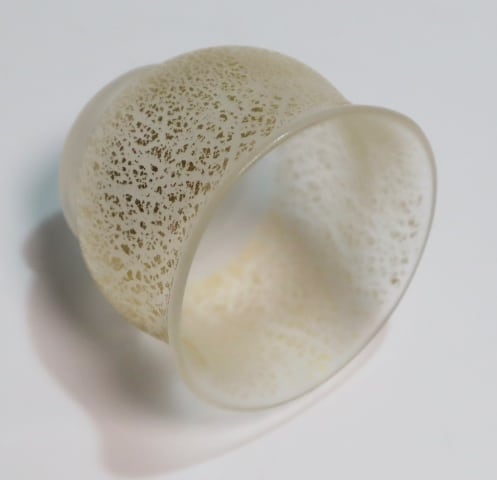 藤田喬平造 吹きガラスぐい吞み 1客 | 賢祥堂 うつわ店