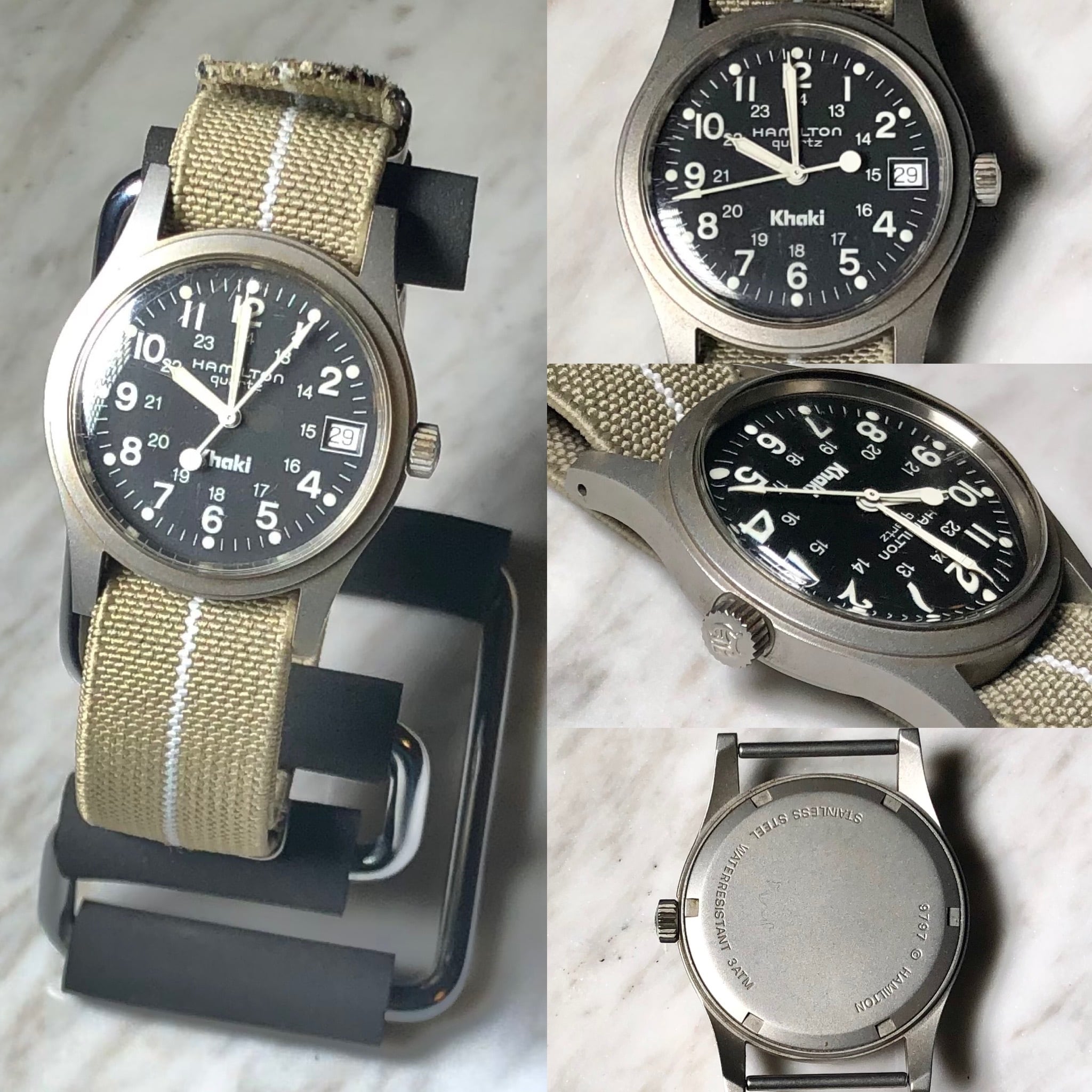 HAMILTON military quartz watch 